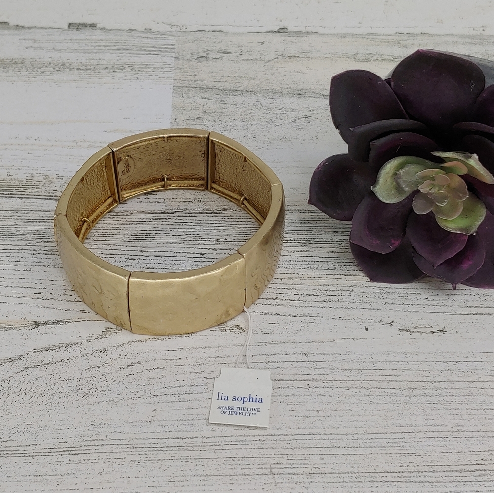 Lia Sopia New Gold Chunky Stretch Bracelet